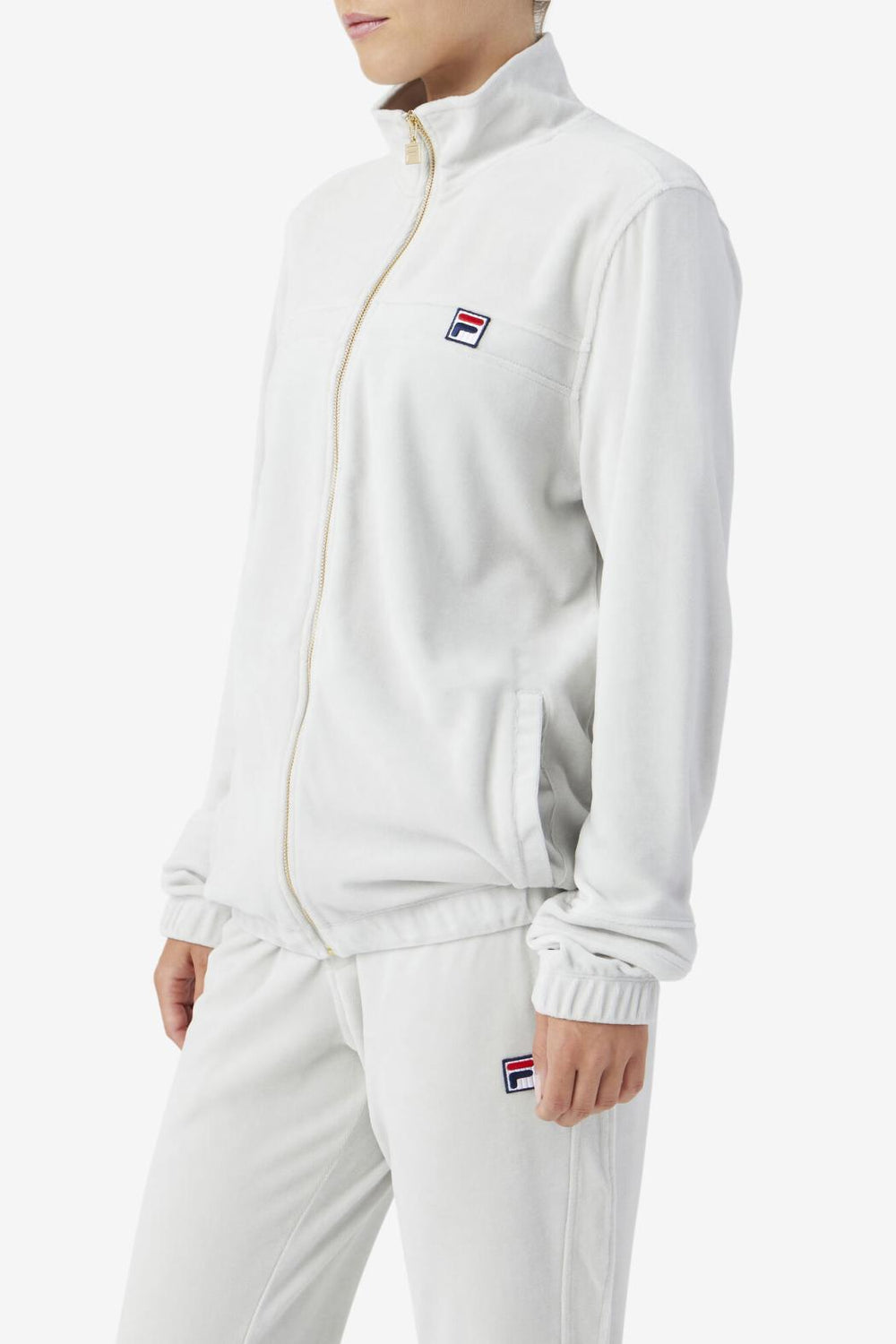 FILA Ravid Velour Jacket 041 DAWN BLUE | Men Sweaters &amp; Outerwear