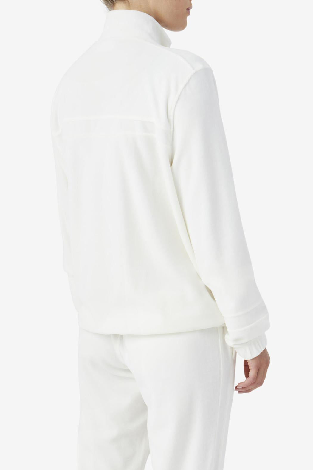 FILA Ravid Velour Jacket 172 EGRET | Men Sweatsuits &amp; Tracksuits