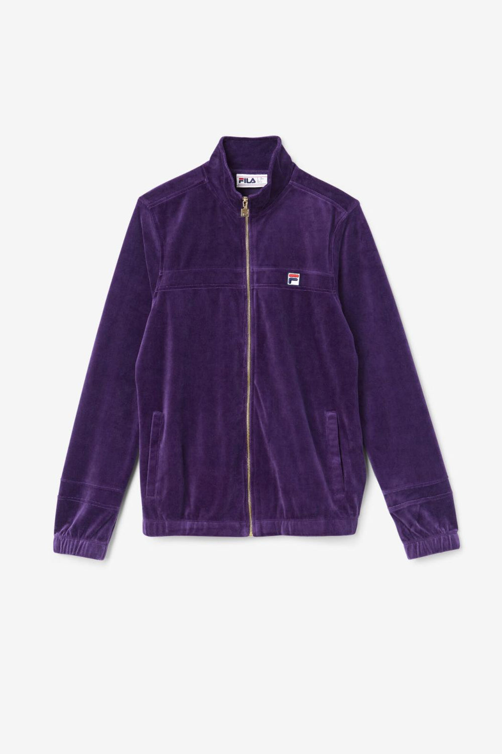 FILA Ravid Velour Jacket 581 BLACKBERRY CORDIAL | Men Sweaters &amp; Outerwear