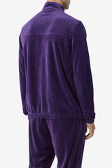 FILA Ravid Velour Jacket 581 BLACKBERRY CORDIAL | Men Sweaters &amp; Outerwear