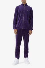 FILA Ravid Velour Jacket 581 BLACKBERRY CORDIAL | Men Sweaters &amp; Outerwear