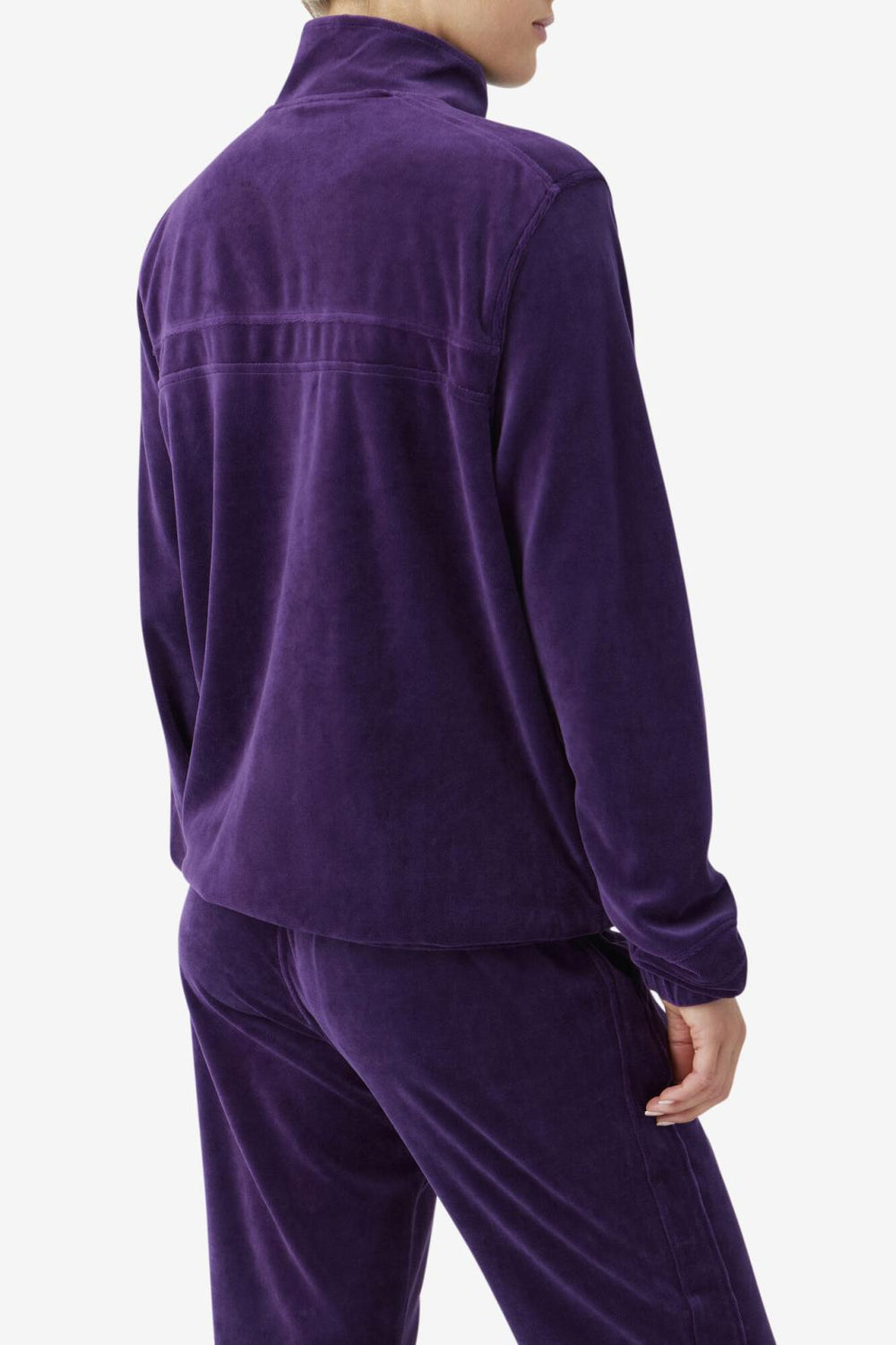 FILA Ravid Velour Jacket 581 BLACKBERRY CORDIAL | Men Sweaters &amp; Outerwear