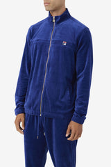 FILA Ravid Velour Jacket 919 BLUEPRINT | Men Sweaters &amp; Outerwear