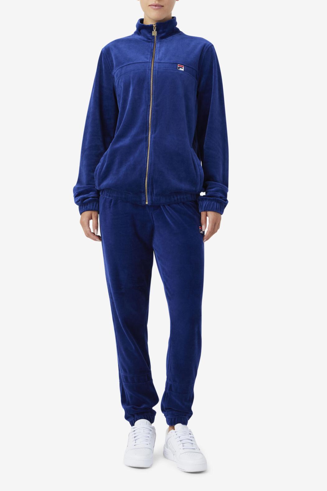 FILA Ravid Velour Jacket 919 BLUEPRINT | Men Sweaters &amp; Outerwear