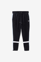 FILA Ravid Velour Pant 001 BLACK / SKYWAY / WHITE | Men Pants &amp; Shorts