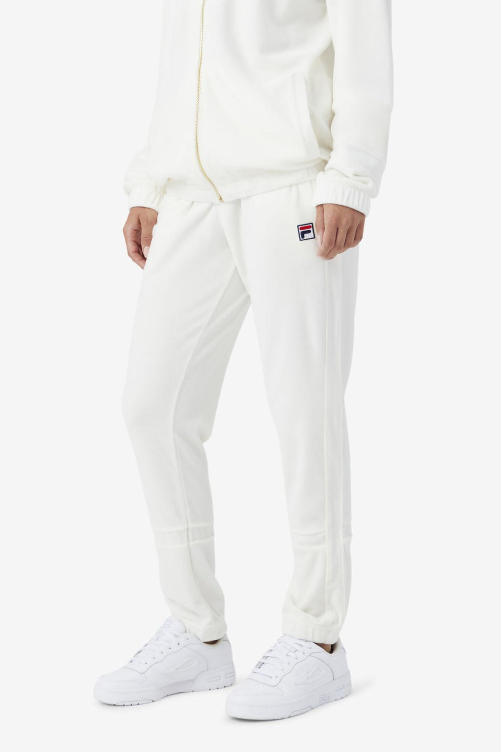 FILA Ravid Velour Pant 172 EGRET | Men Pants &amp; Shorts