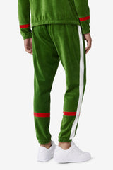 FILA Ravid Velour Pant 341 FORMAL GARDEN / WHITE / FILA RED | Men Pants &amp; Shorts