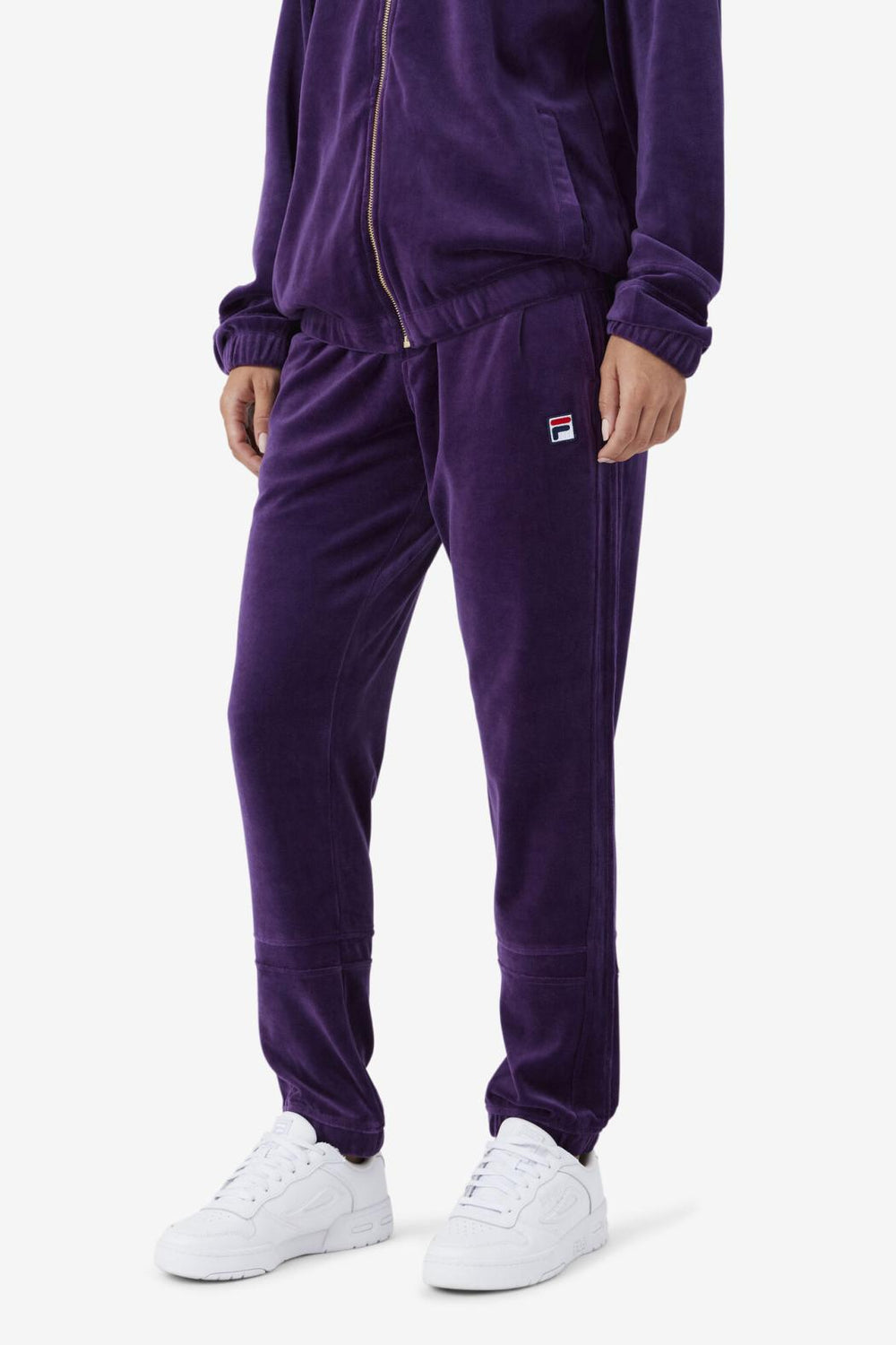 FILA Ravid Velour Pant 581 BLACKBERRY CORDIAL | Men Pants &amp; Shorts