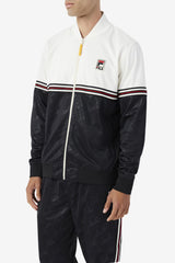FILA Ridd Track Jacket 001 BLACK / GARDENIA / RADIANT YELLOW | Men Sweatsuits &amp; Tracksuits
