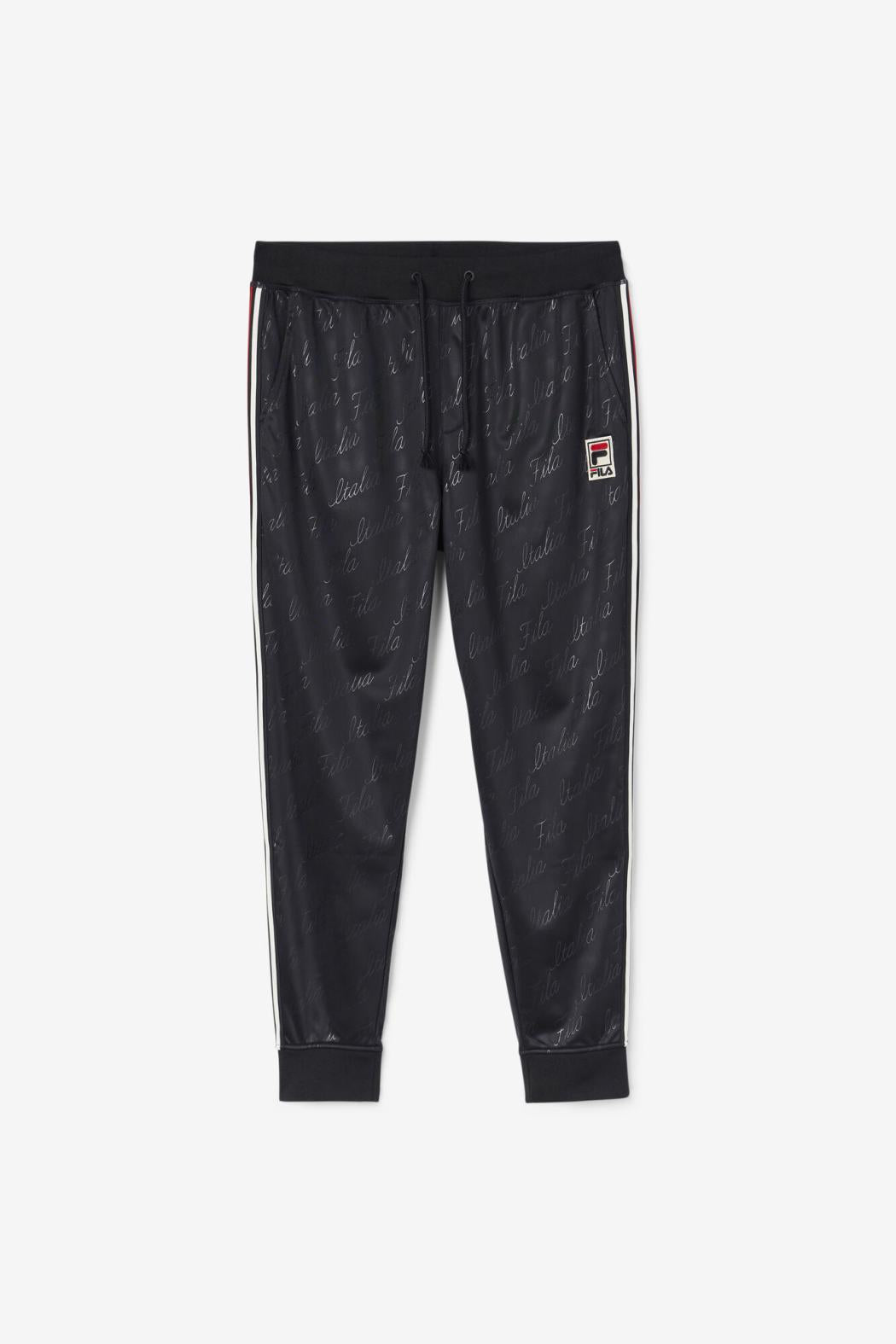 FILA Ridd Track Pant 001 BLACK / GARDENIA / RADIANT YELLOW | Men Sweatsuits &amp; Tracksuits