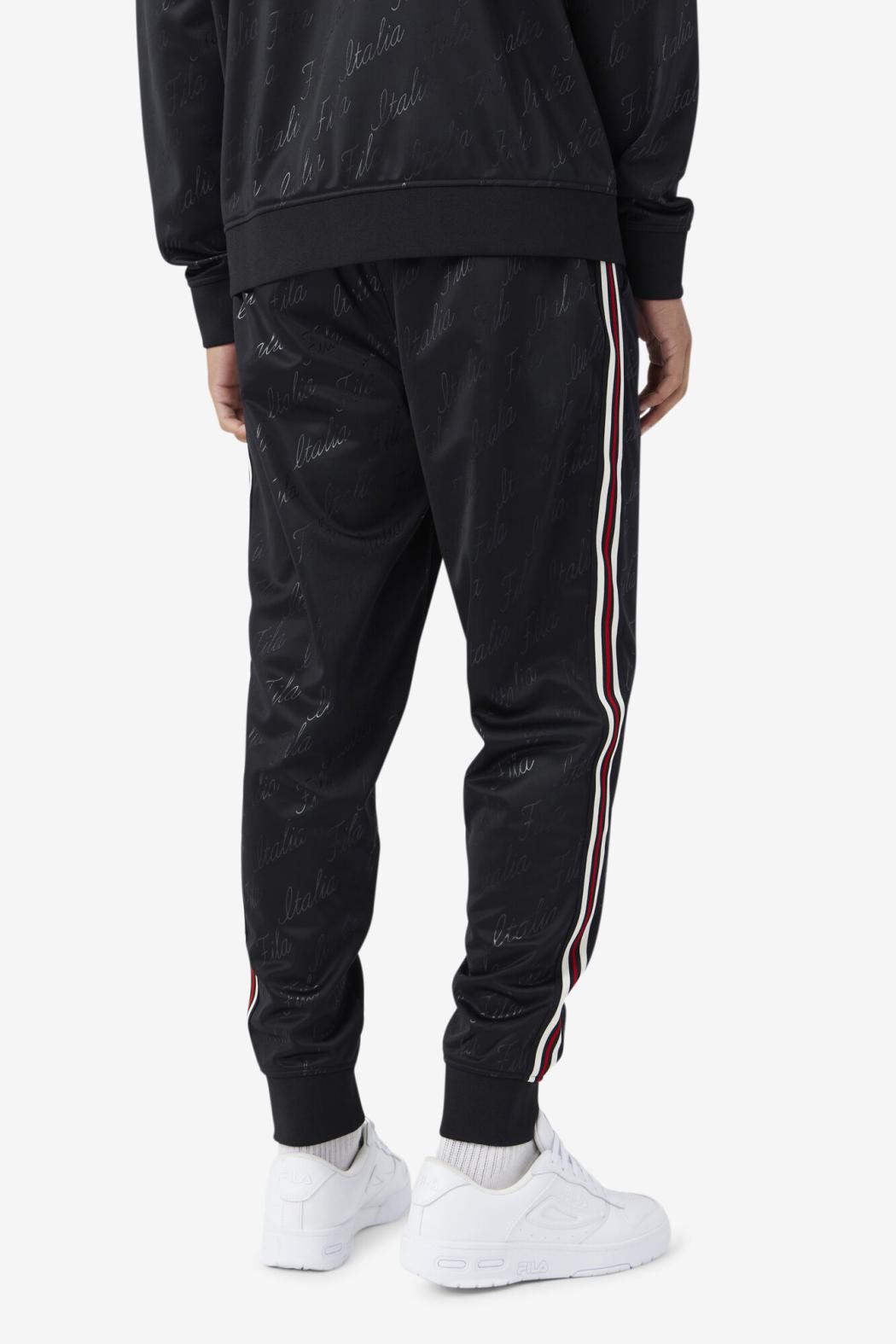 FILA Ridd Track Pant 001 BLACK / GARDENIA / RADIANT YELLOW | Men Sweatsuits &amp; Tracksuits