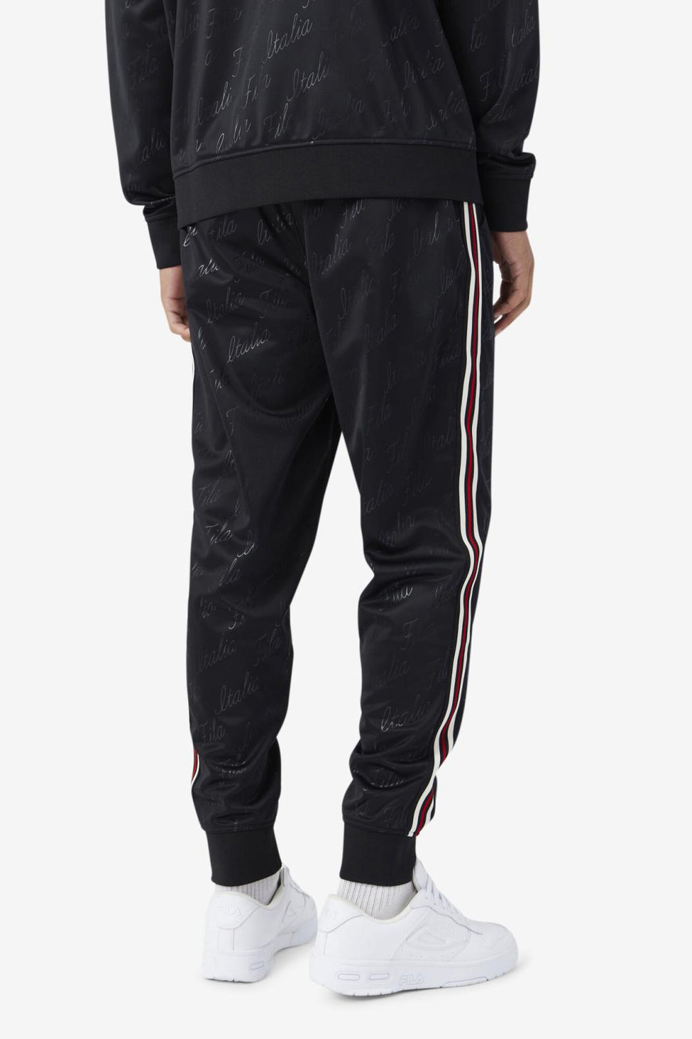 FILA Ridd Track Pant 001 BLACK / GARDENIA / RADIANT YELLOW | Men Sweatsuits &amp; Tracksuits