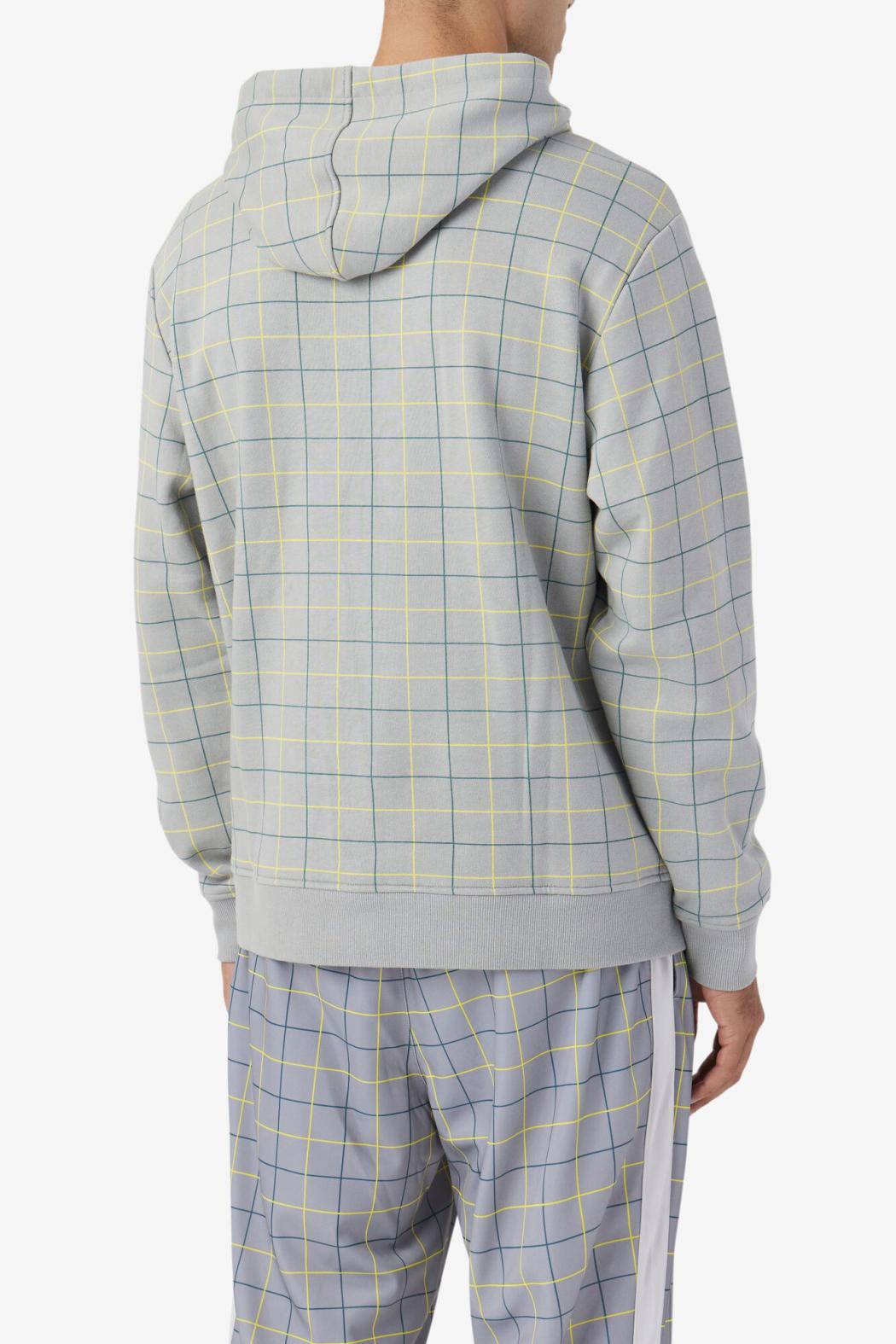 FILA Rish Hoodie 042 MONUMENT / BLAZING YELLOW / JUNE BUG | Men Sweatshirts &amp; Hoodies