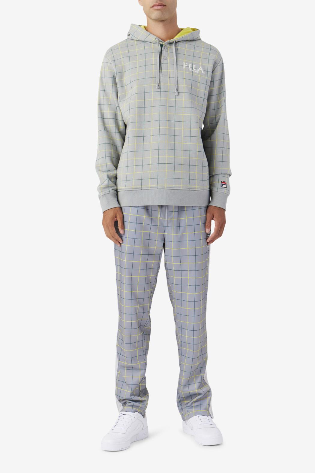 FILA Rish Hoodie 042 MONUMENT / BLAZING YELLOW / JUNE BUG | Men Sweatshirts &amp; Hoodies