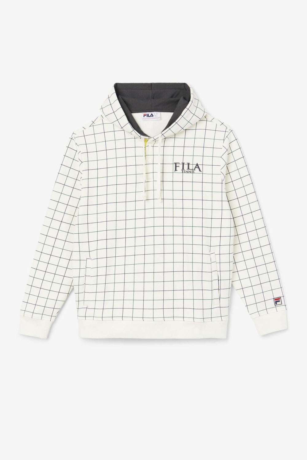 FILA Rish Hoodie 281 GARDENIA / BLAZING YELLOW / JUNE BUG | Men Sweatshirts &amp; Hoodies