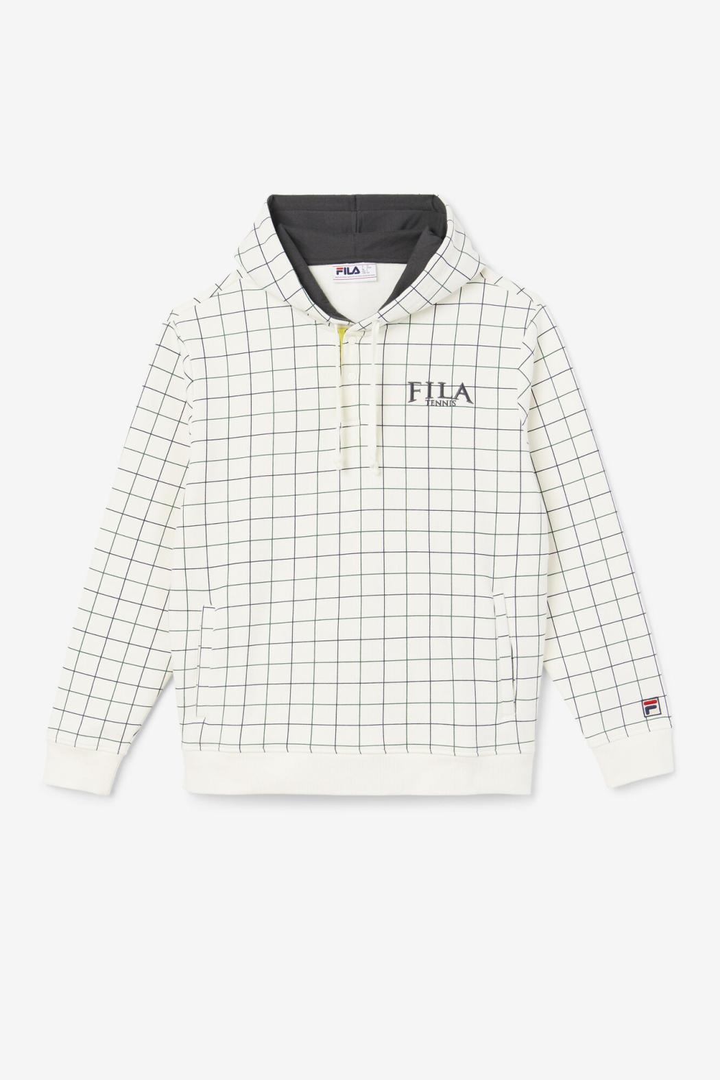 FILA Rish Hoodie 281 GARDENIA / BLAZING YELLOW / JUNE BUG | Men Sweatshirts &amp; Hoodies