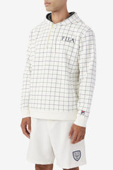 FILA Rish Hoodie 281 GARDENIA / BLAZING YELLOW / JUNE BUG | Men Sweatshirts &amp; Hoodies