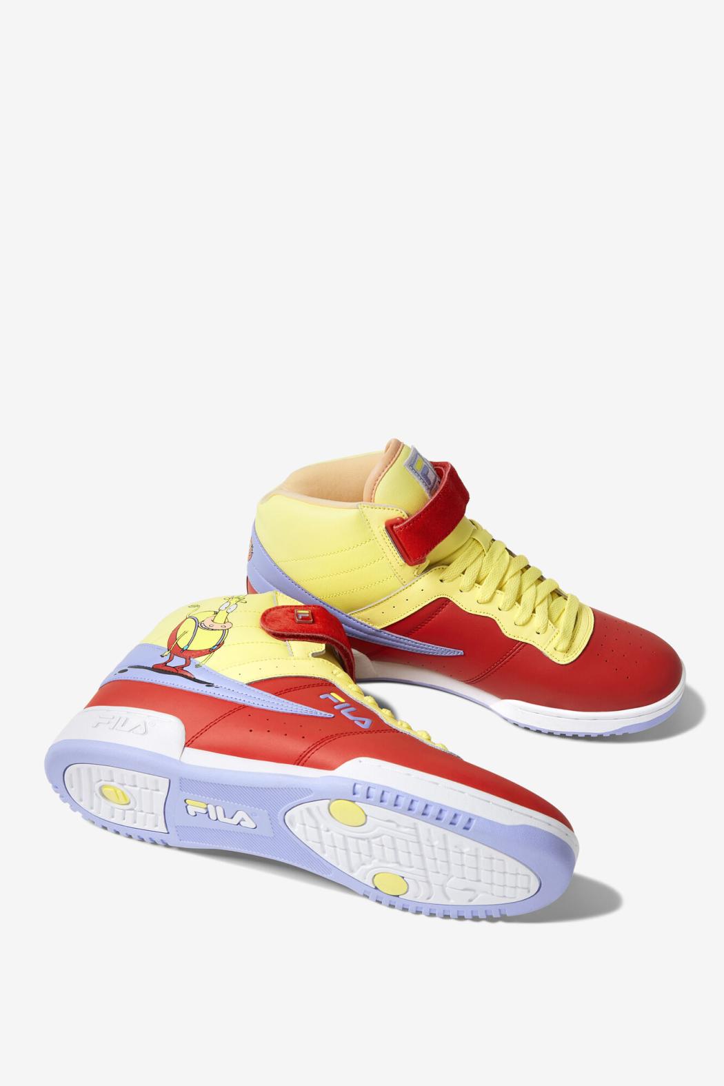 FILA Rocko's Modern Life Heffer X F-13 614 MOLTEN LAVA / LIMELIGHT / WHITE | Men Sneakers &amp; Lifestyle