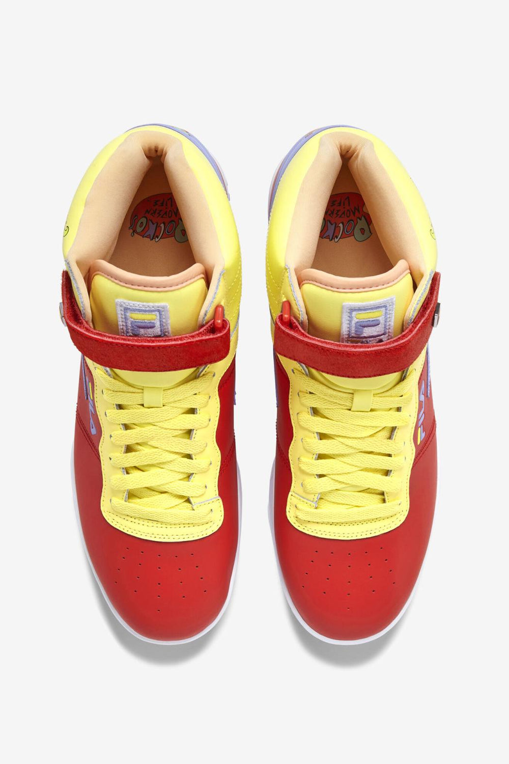 FILA Rocko's Modern Life Heffer X F-13 614 MOLTEN LAVA / LIMELIGHT / WHITE | Men Sneakers &amp; Lifestyle