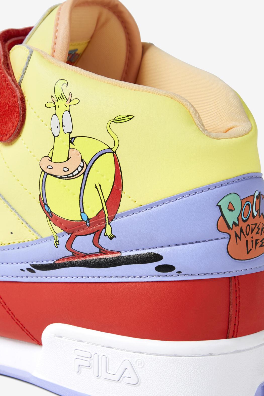 FILA Rocko's Modern Life Heffer X F-13 614 MOLTEN LAVA / LIMELIGHT / WHITE | Men Sneakers &amp; Lifestyle