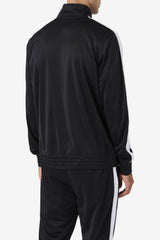 FILA Runi Track Jacket 001 BLACK / WHITE / MONUMENT | Men Sweatsuits &amp; Tracksuits