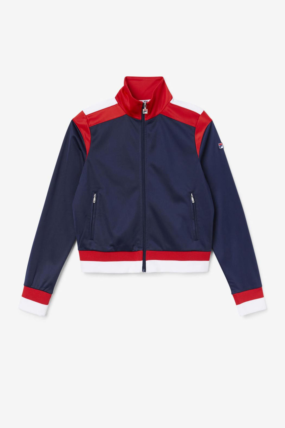 FILA Sandy Track Jacket 410 FILA NAVY / FILA RED / WHITE | Women Jackets &amp; Outerwear