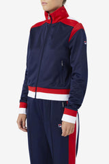 FILA Sandy Track Jacket 410 FILA NAVY / FILA RED / WHITE | Women Jackets &amp; Outerwear