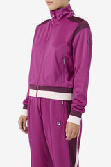 FILA Sandy Track Jacket 561 BATON ROUGE / GRAPE WINE / POTPOURRI | Women Sweatsuits &amp; Tracksuits