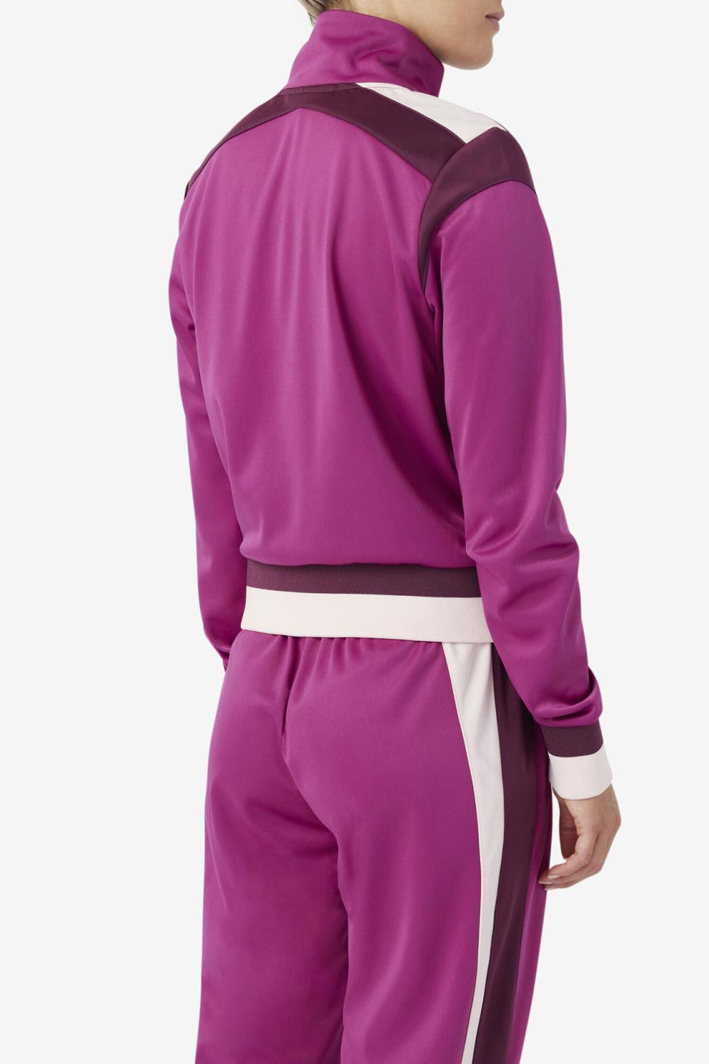 FILA Sandy Track Jacket 561 BATON ROUGE / GRAPE WINE / POTPOURRI | Women Sweatsuits &amp; Tracksuits