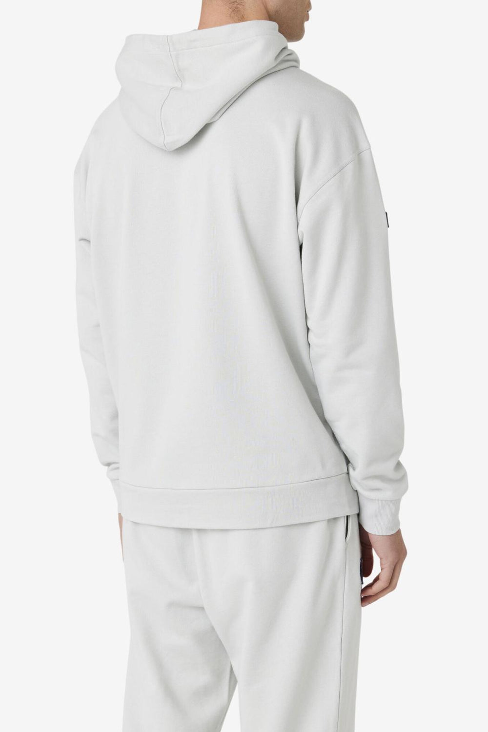 FILA Sanju Hoodie 149 PUMICE STONE / FRENCH NAVY / CHERRY TOMATO | Men Sweatshirts &amp; Hoodies