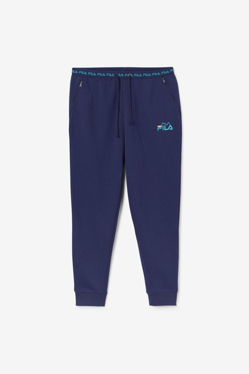 FILA Sans Jogger 410 FILA NAVY / DEEP LAKE / SHELL CORAL | Men Pants &amp; Shorts