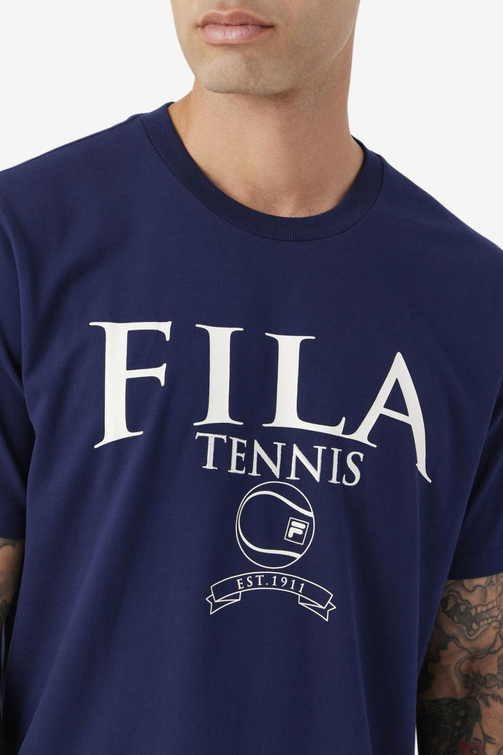 FILA Saran Tee 410 FILA NAVY / GARDENIA | Men Tops