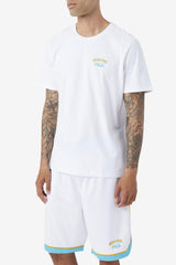 FILA Semi-Pro Moon Tee 100 WHITE | Men Tops