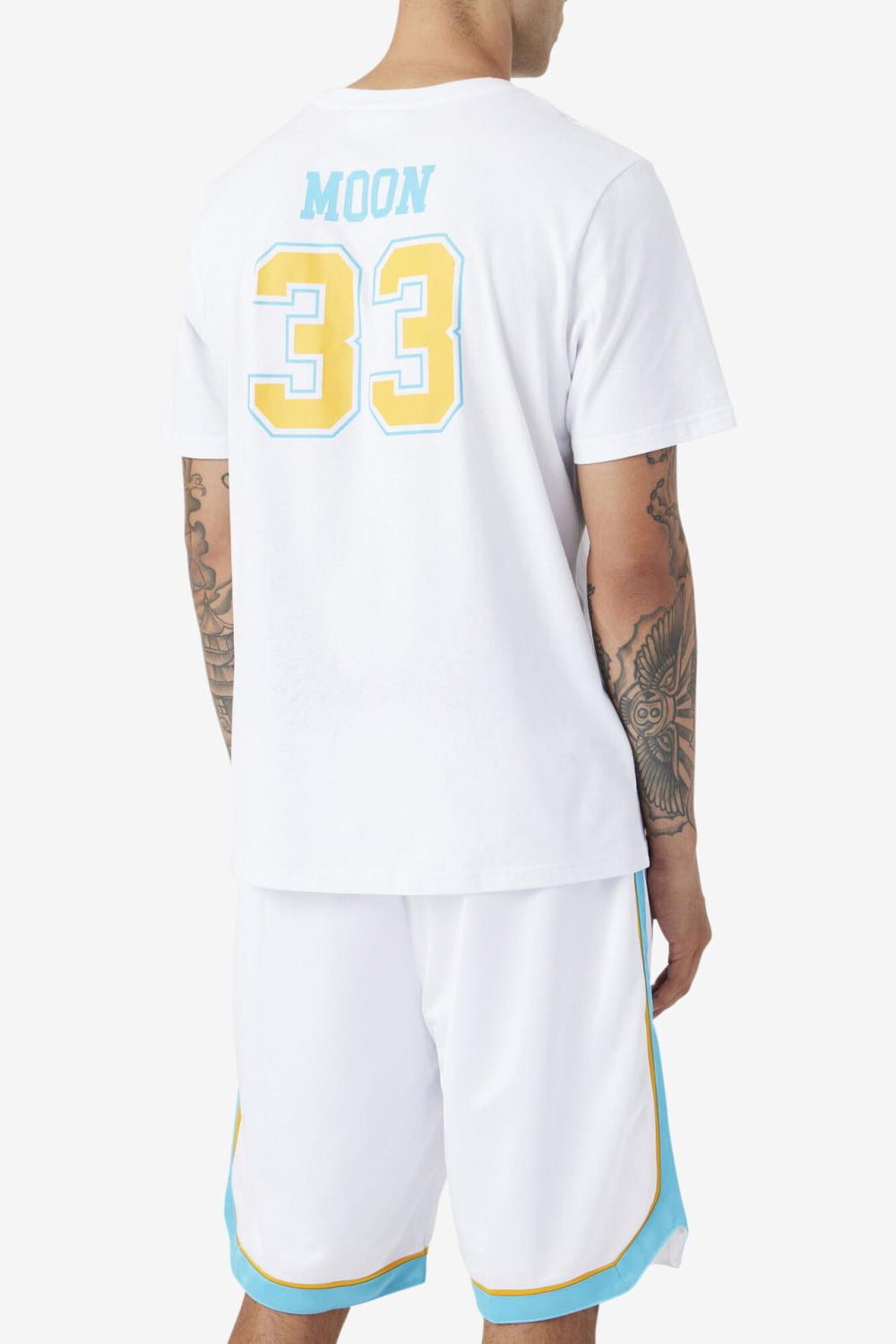 FILA Semi-Pro Moon Tee 100 WHITE | Men Tops