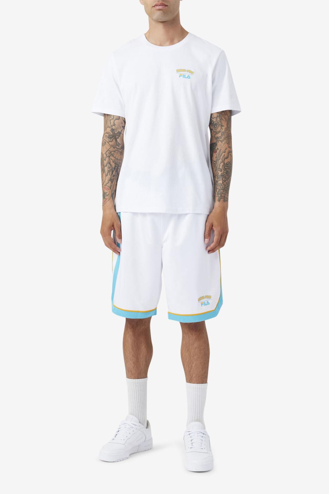 FILA Semi-Pro Moon Tee 100 WHITE | Men Tops