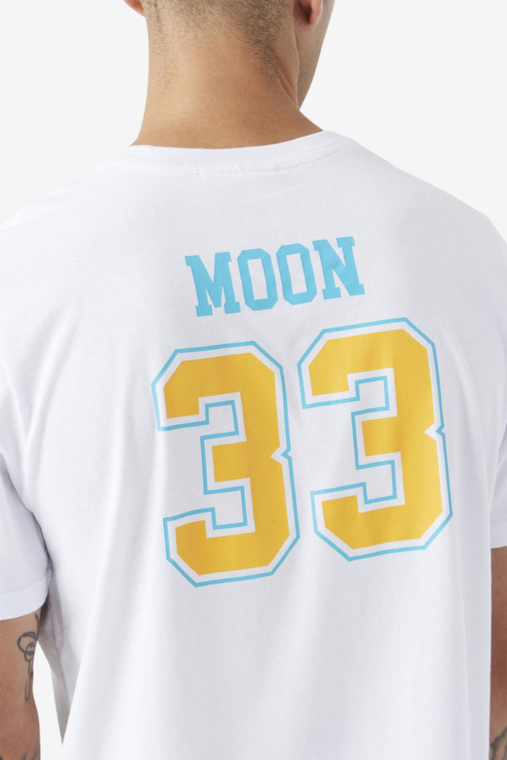 FILA Semi-Pro Moon Tee 100 WHITE | Men Tops