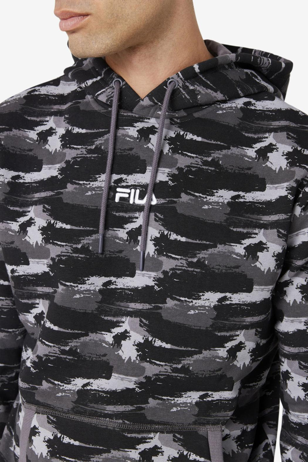 FILA Seneca Hoodie 079 THUNDERSTORM CAMO | Men Sweatshirts &amp; Hoodies