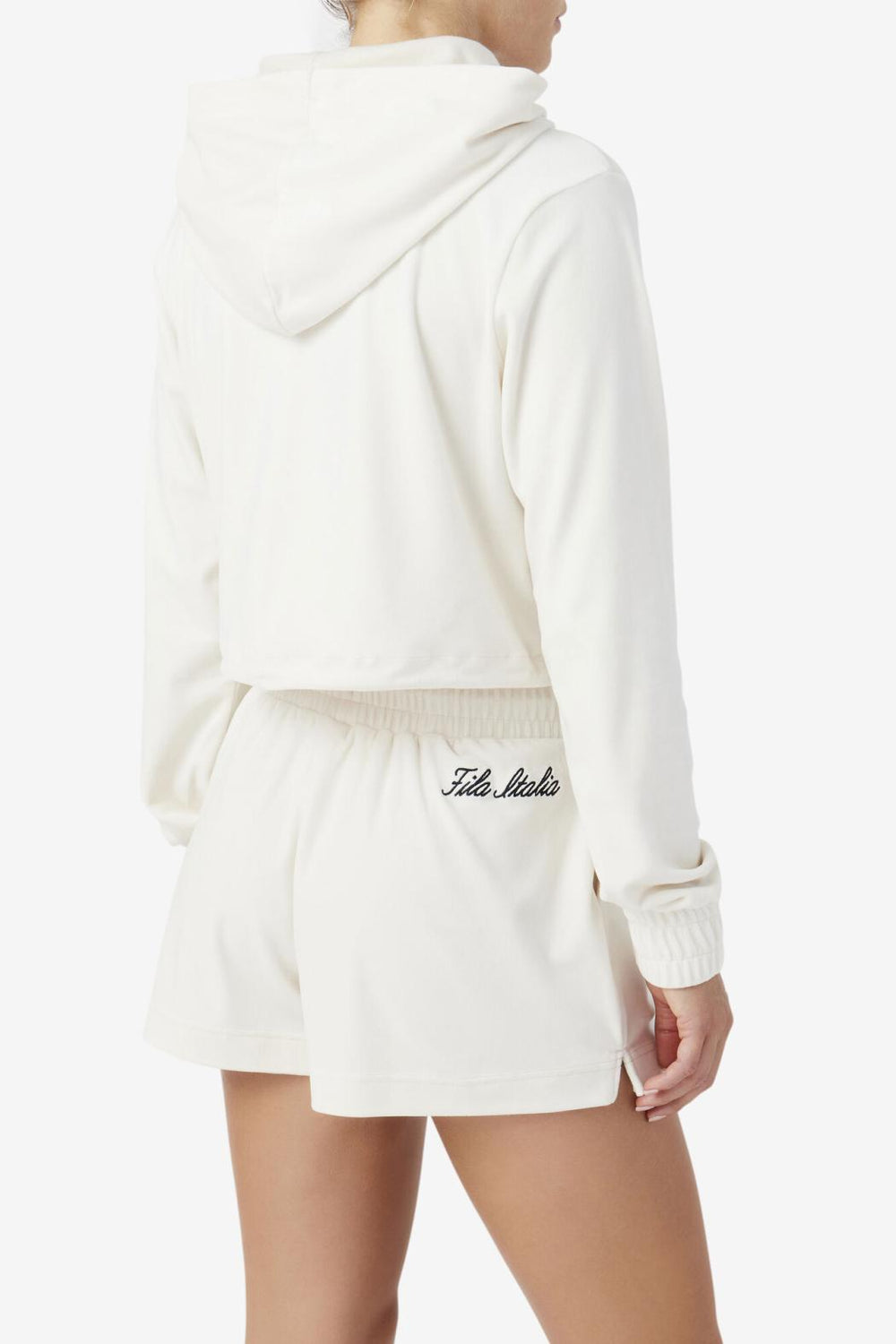 FILA Sofia Hoodie 132 GARDENIA / BLACK | Women Sweatshirts &amp; Hoodies