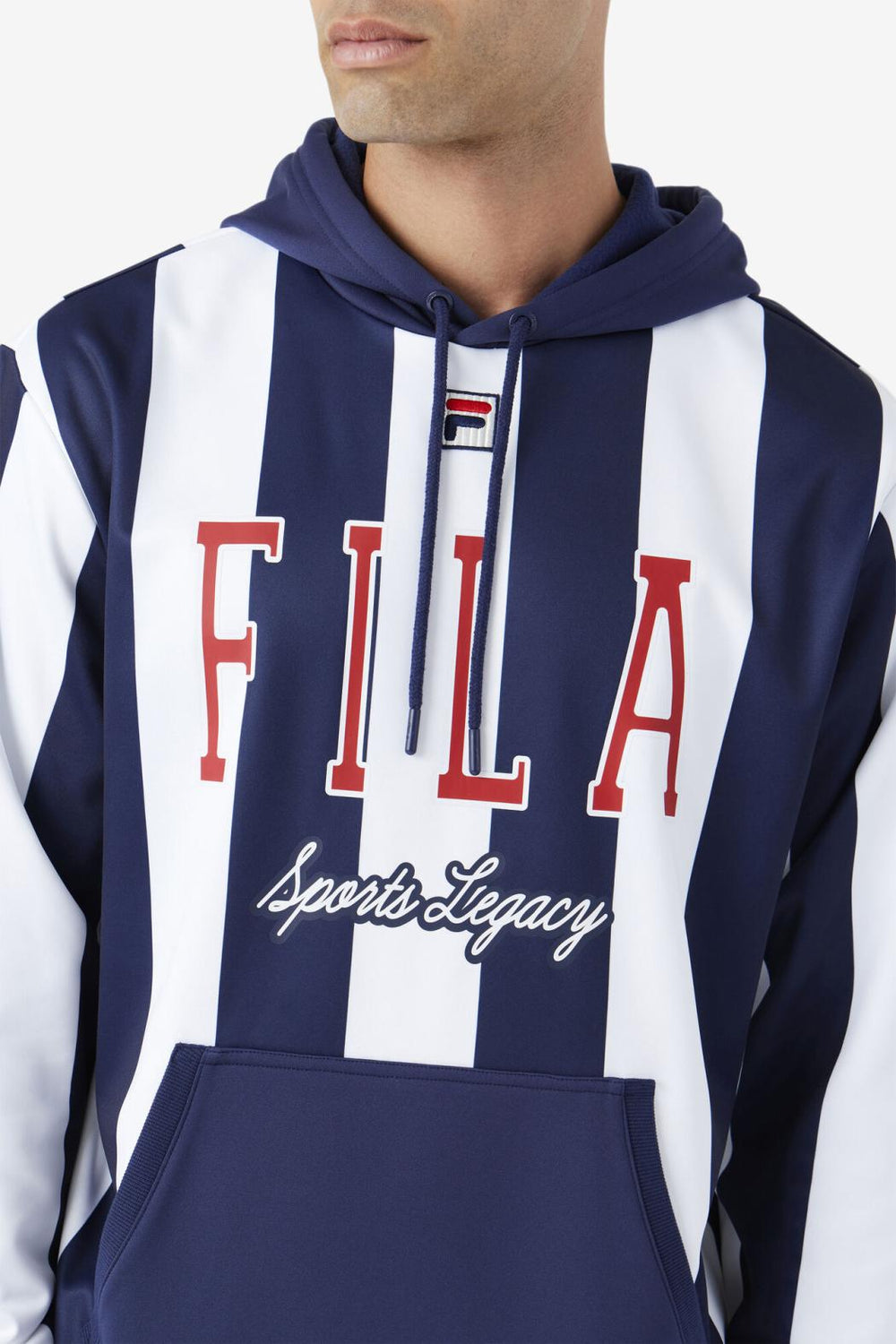 FILA Soni Hoodie 100 WHITE / FILA RED / WHITE | Men Sweatshirts &amp; Hoodies
