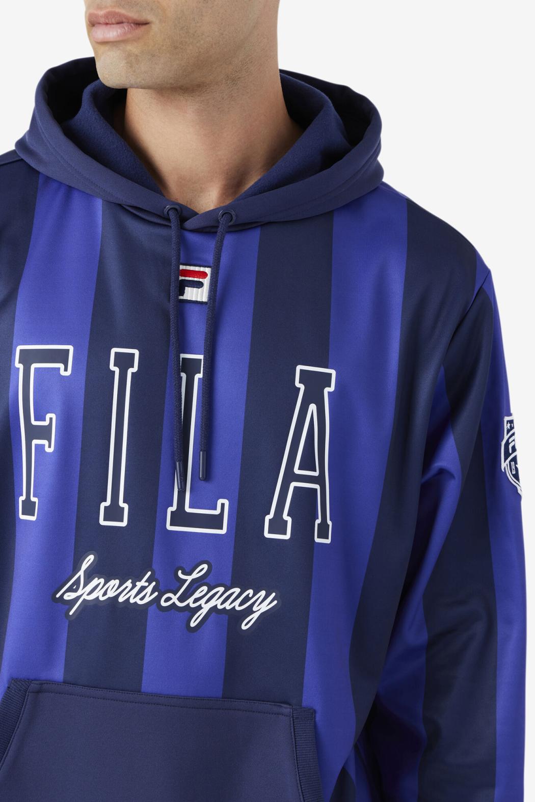 FILA Soni Hoodie 514 LIBERTY / FILA NAVY / WHITE | Men Sweatshirts &amp; Hoodies