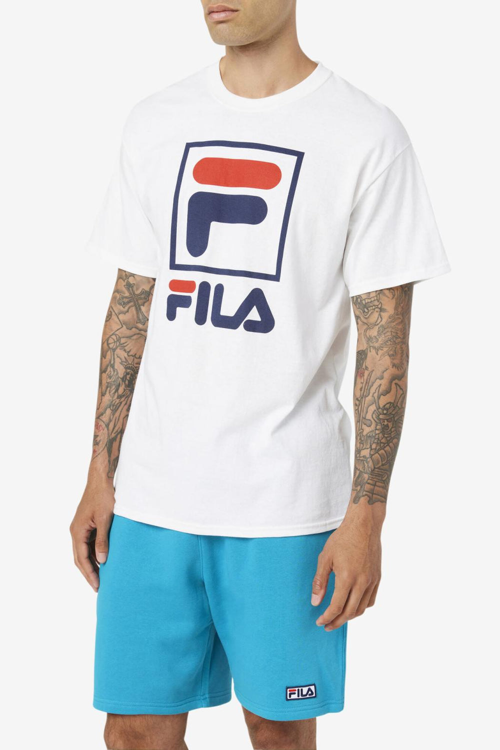 FILA Stacked Tee Shirt | Men Tops
