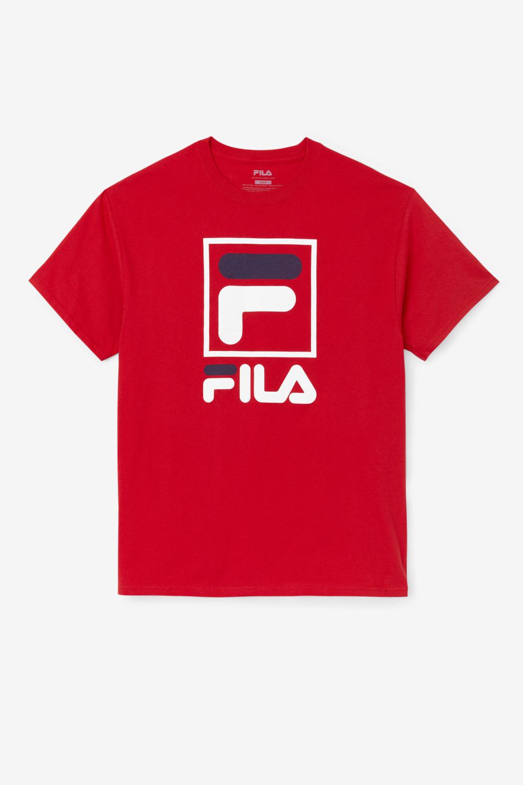 FILA Stacked Tee Shirt | Men Tops