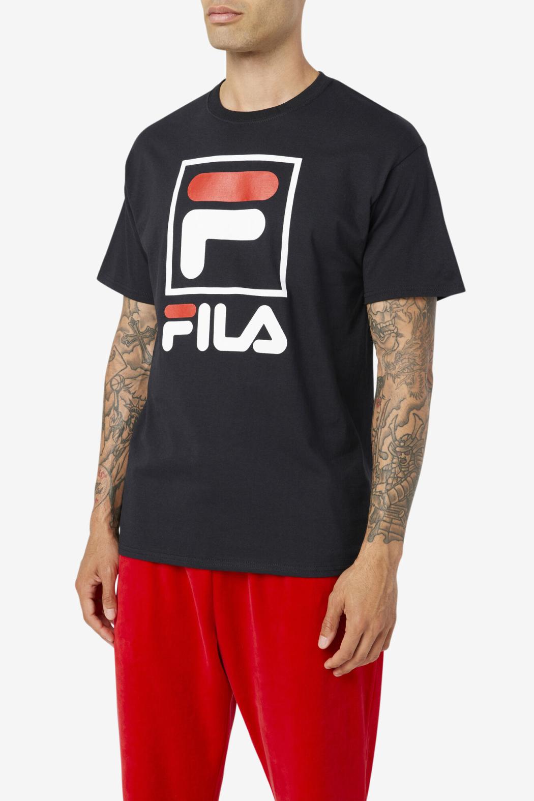 FILA Stacked Tee Shirt | Men Tops