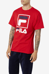 FILA Stacked Tee Shirt | Men Tops