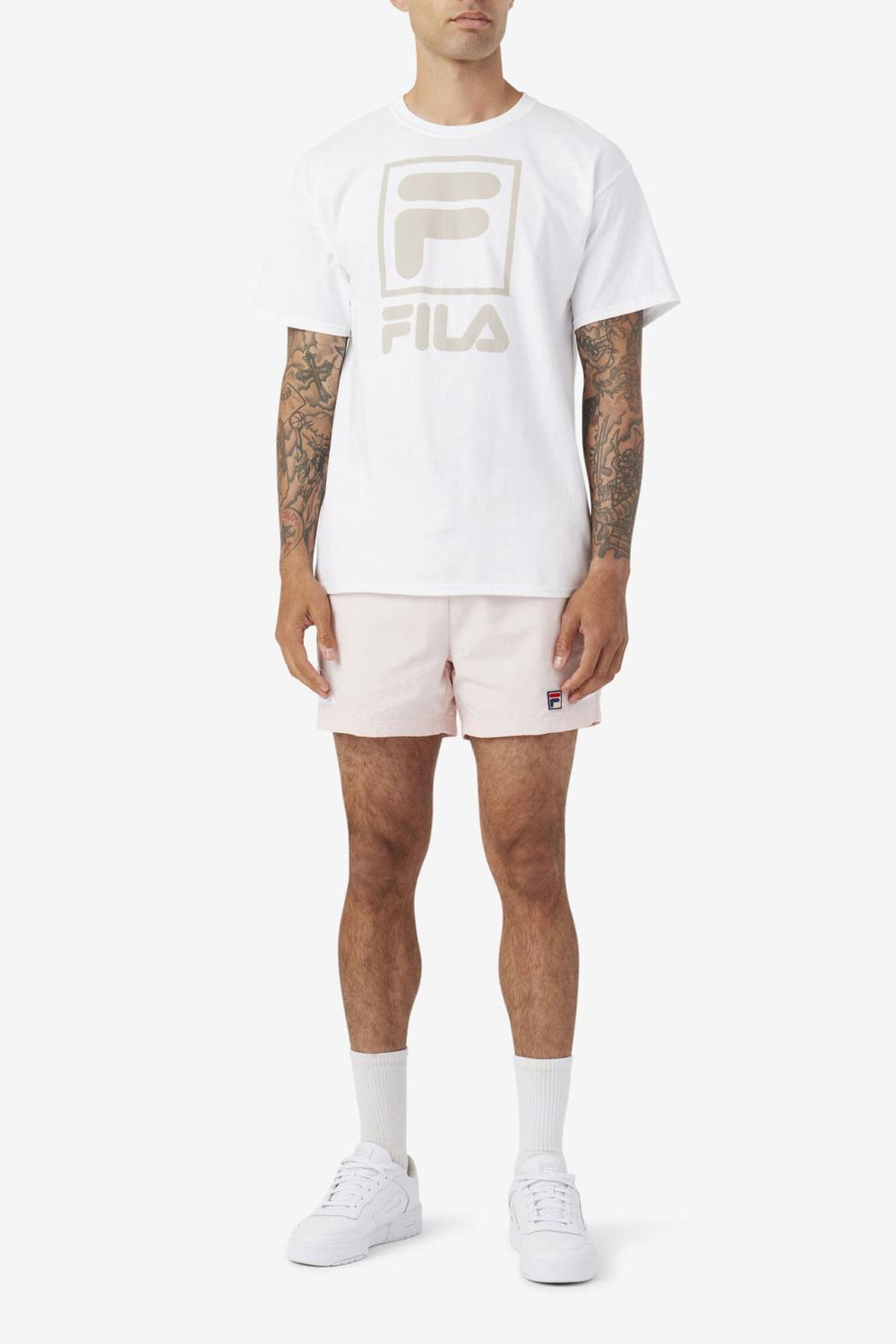 FILA Stacked Tee Shirt | Men Tops