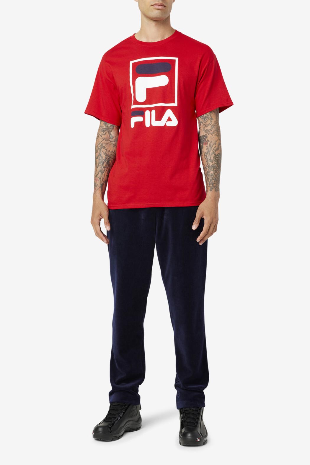 FILA Stacked Tee Shirt | Men Tops