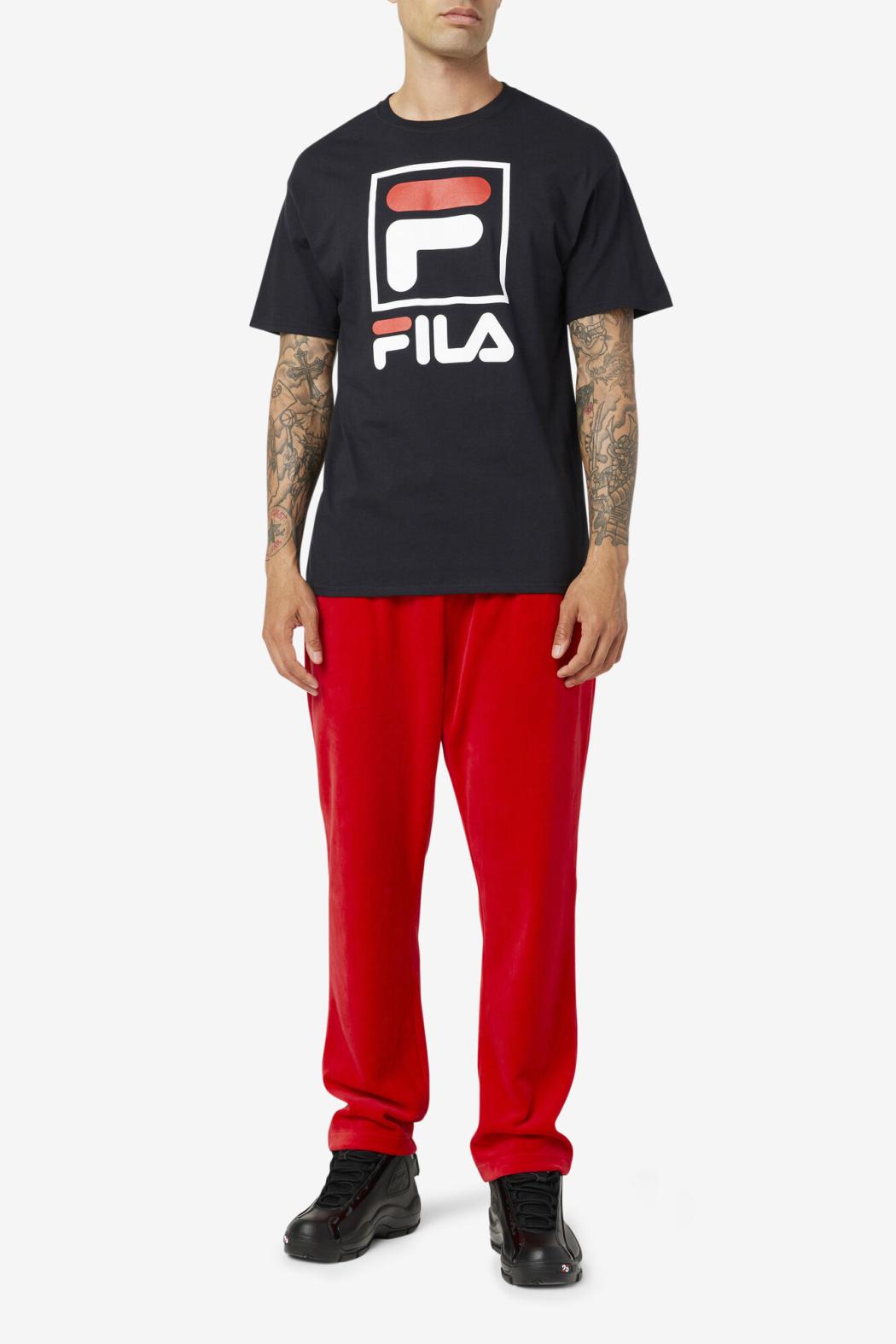 FILA Stacked Tee Shirt | Men Tops