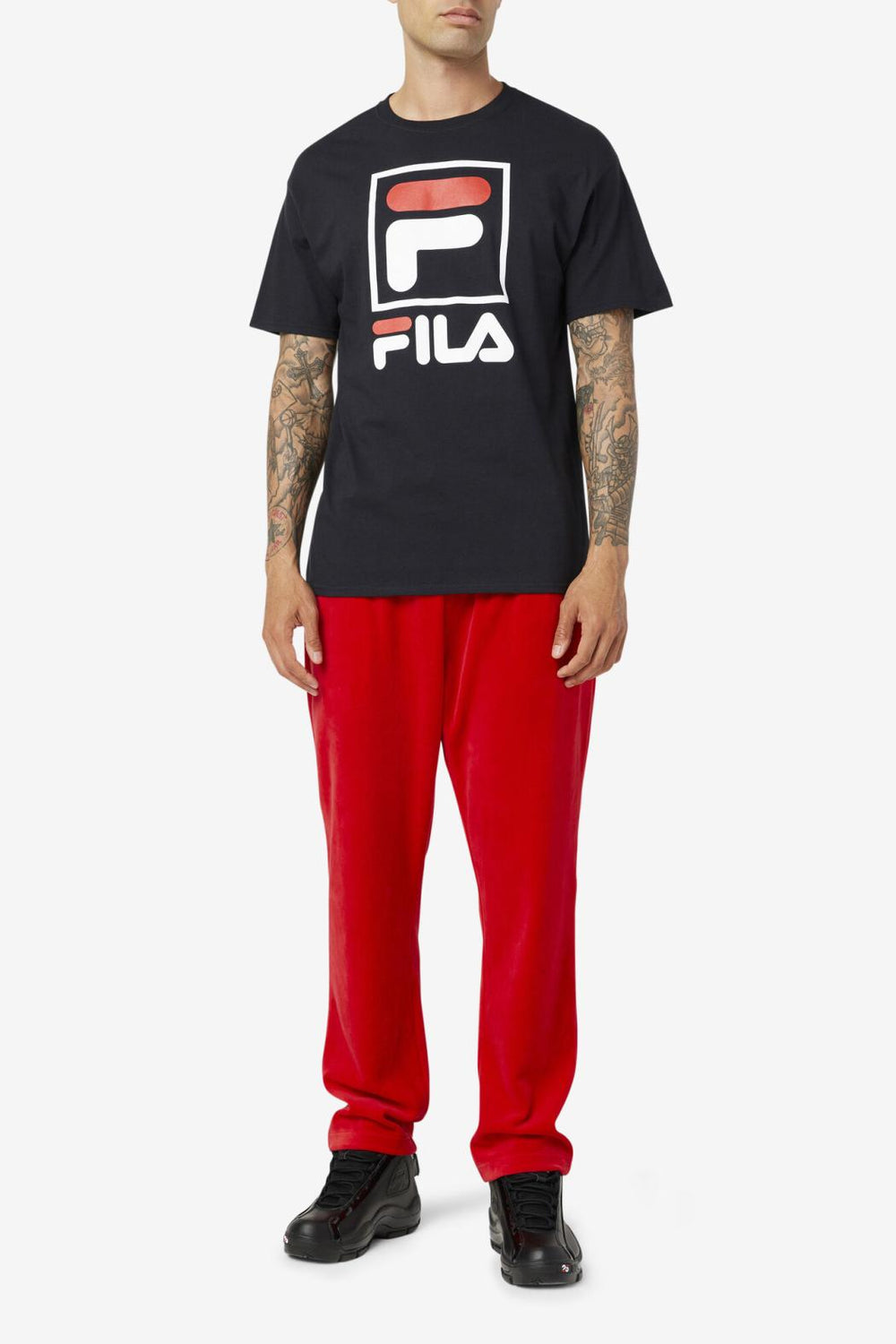 FILA Stacked Tee Shirt | Men Tops