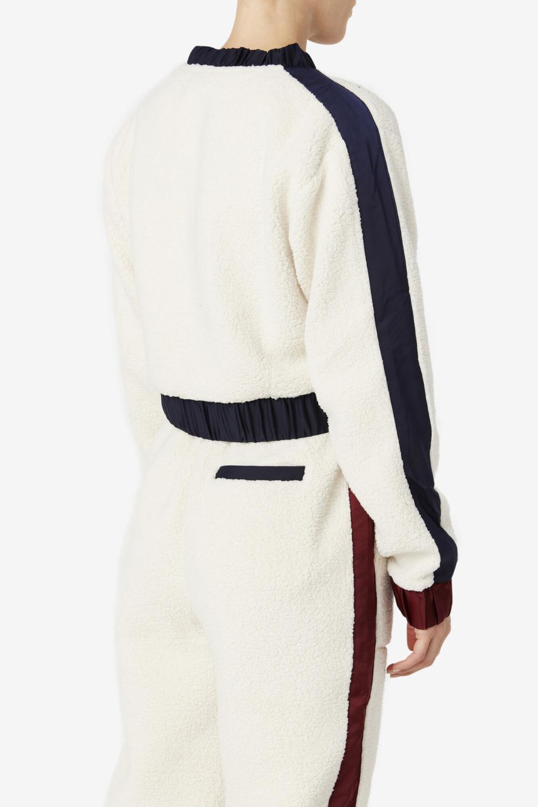 FILA Tabitha Crewneck 300 TOFU / PEACOAT / TAWNY PORT | Women Sweatsuits &amp; Tracksuits