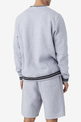 FILA Taylor Crewneck Sweatshirt 064 LIGHT GREY MARL / BLACK / MIMOSA | Men Sweatshirts &amp; Hoodies